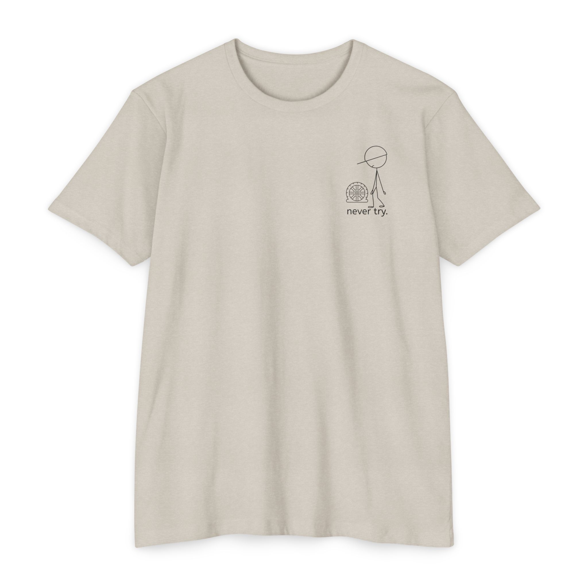 Unisex Next Level T-shirt - Flat Tire - Image 9